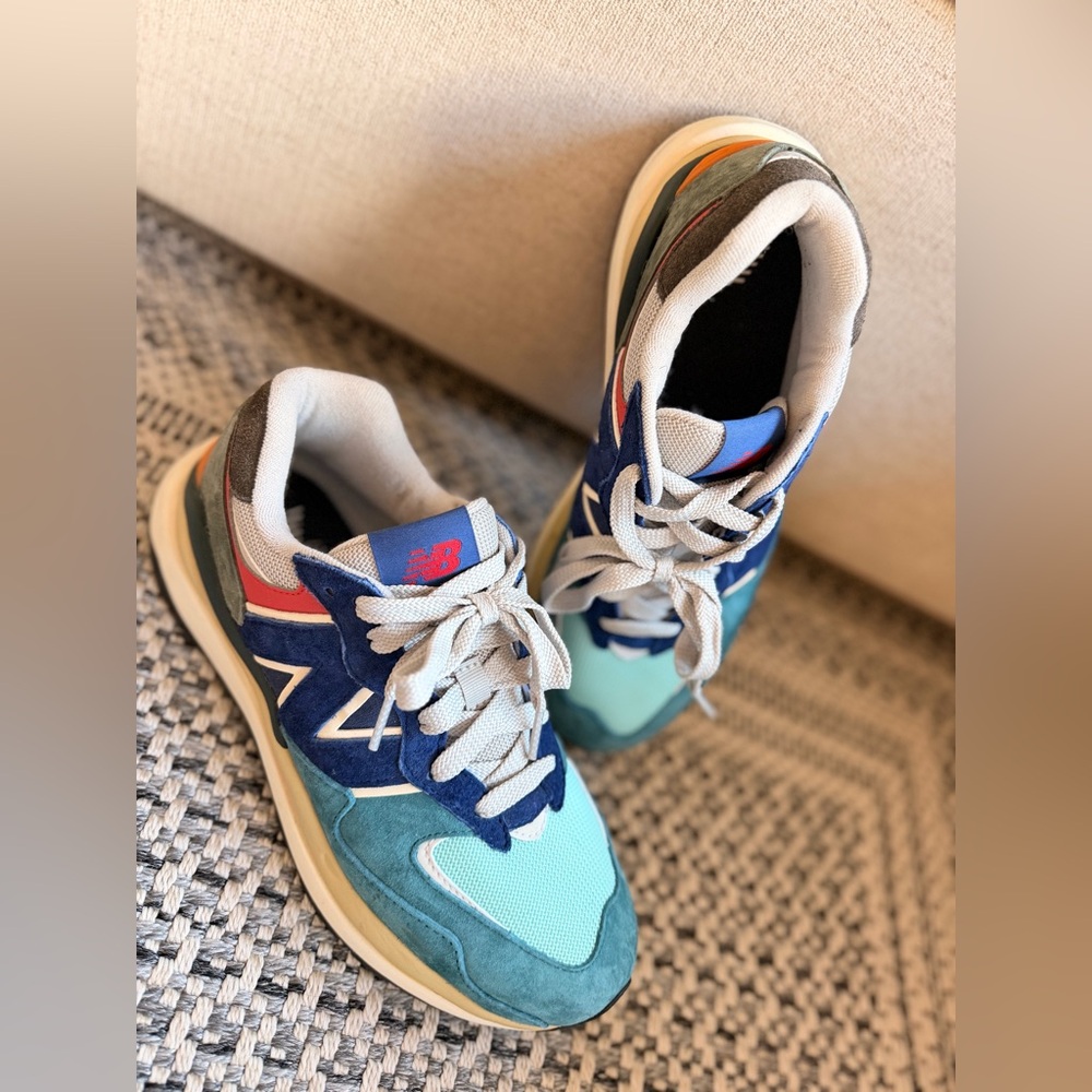 New Balance 57/40 Light Cliff Grey Multi Color M5740FY1 Men's Size 8 D Sneakers - Picture 2 of 6